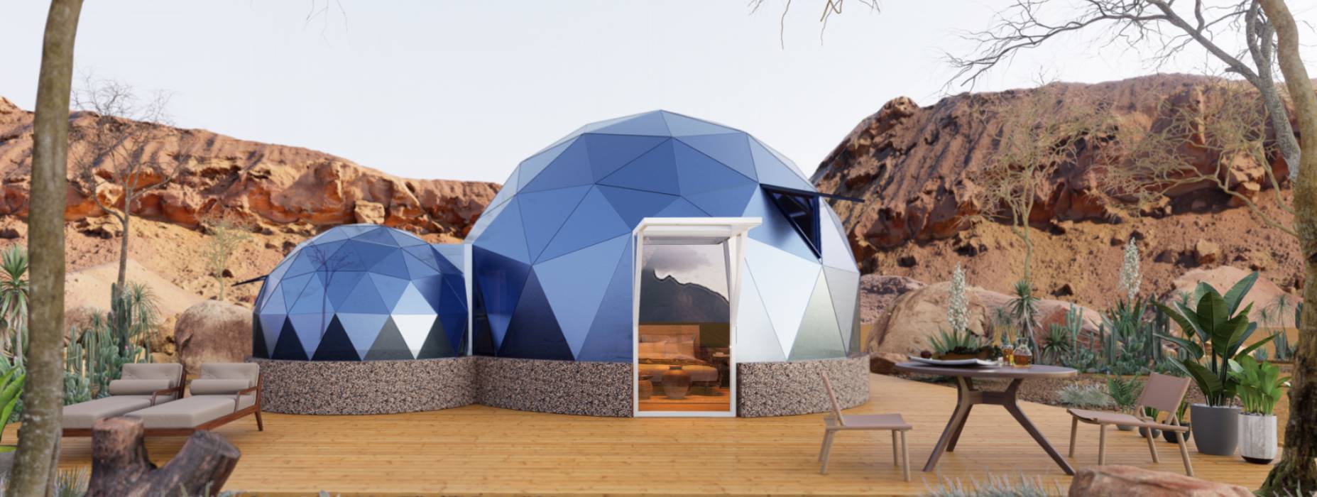 红河球形智能光伏玻璃星空房